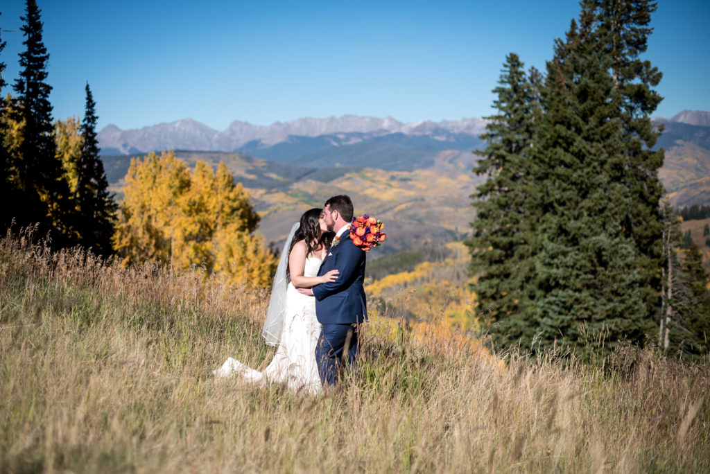 Beaver Creek Mountain elopement in Vail valley Colorado