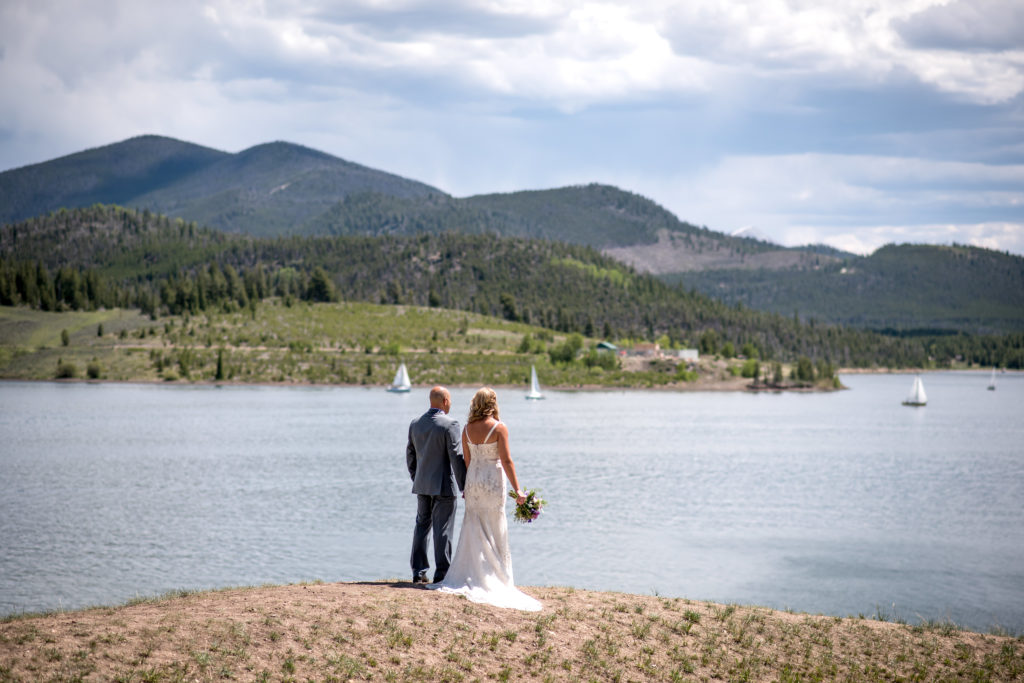 Lake Dillon elopement | Breckenridge elopement at Lake Dillon | Best places to elope in Breckenridge Colorado