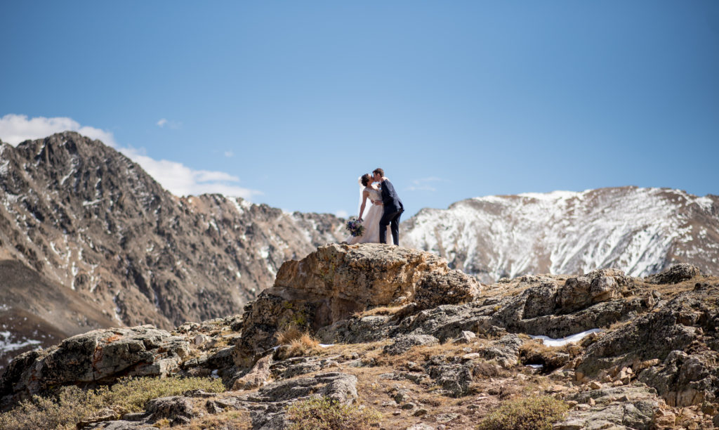 How to prepare for high altitude on your elopement day, Loveland Pass