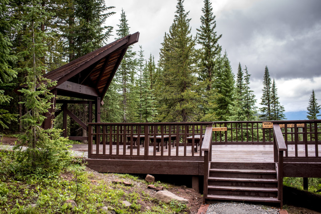 View of Julia's wedding deck, the perfect little Vail wedding venue for a small wedding or elopement in Vail, Colorado